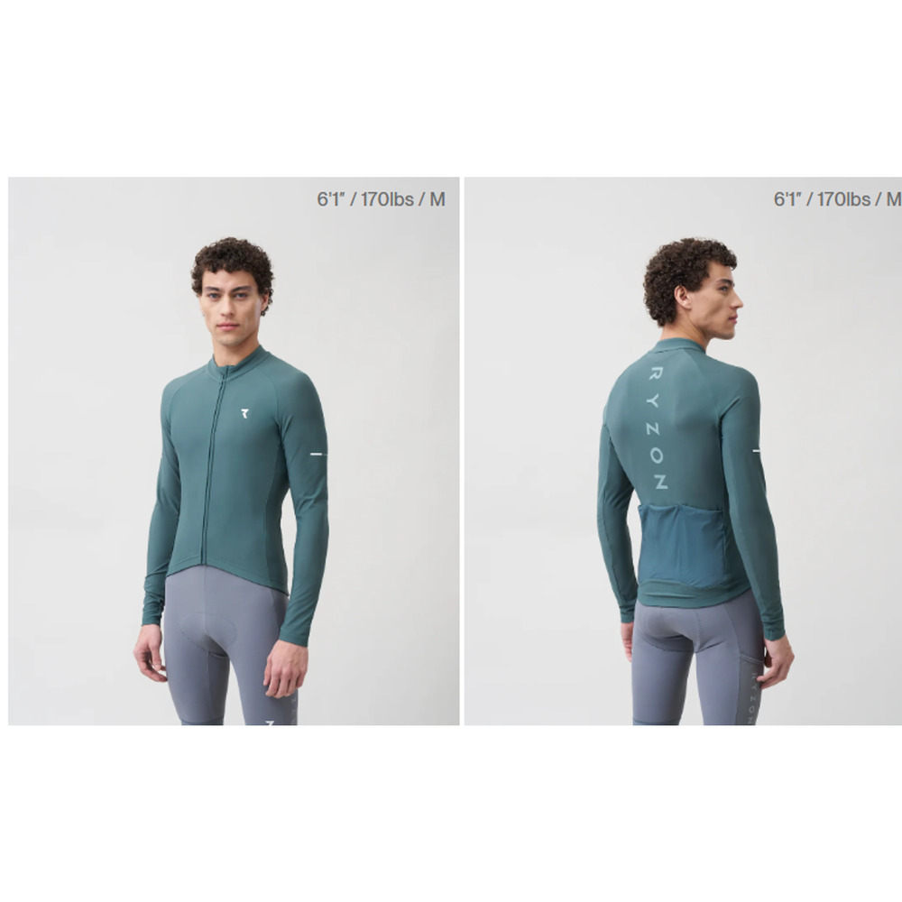 Ryzon Cycling Longsleeve Jersey Men 2nd Generation Size L - Picture 3 of 7